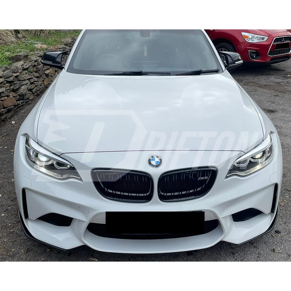 MP Style Carbon Fiber Front Splitter For BMW F87 M2 M2C 2016-2019