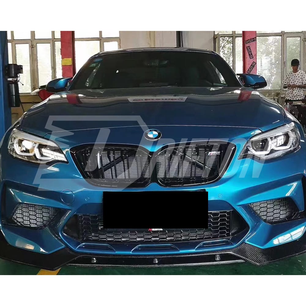 Vorsteiner Style Dry Carbon Fiber Front Lip For BMW F87 M2C 2016-2019