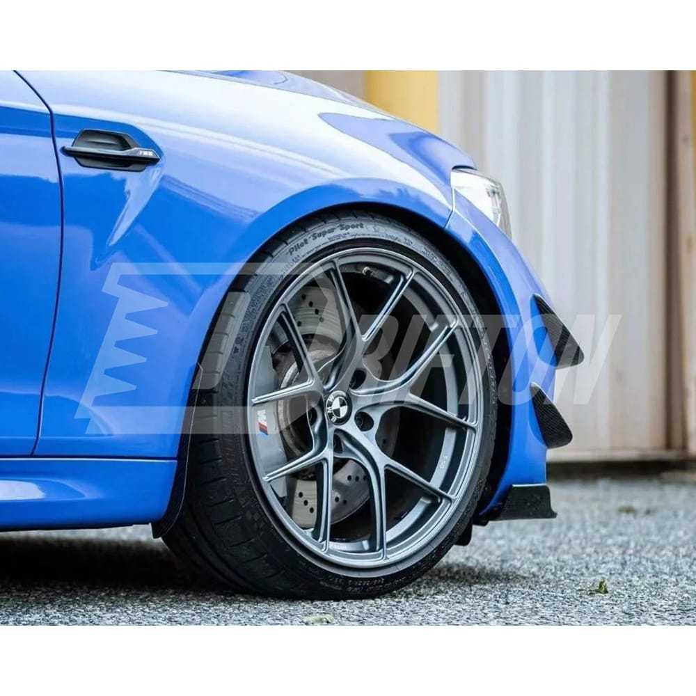 AC Style Carbon Fiber Canards For BMW F87 M2 M2C 2016-2019