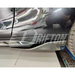 MP Style Dry Carbon Fiber Side Skirt Splitter For BMW F87 M2 M2C 2016-2019