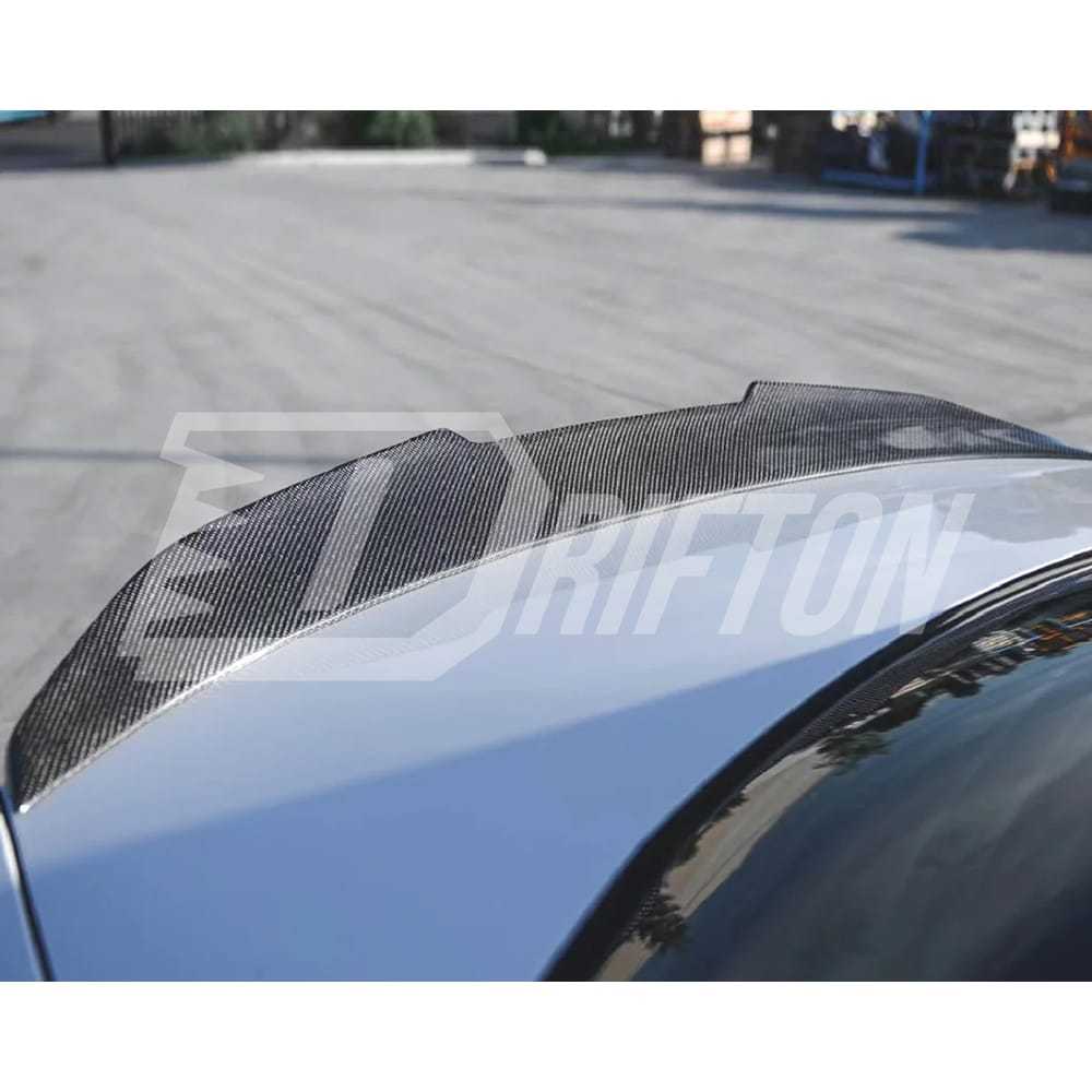 PSM Style Carbon Fiber Rear Spoiler Trunk Wing For BMW F87 M2C 2016-2019