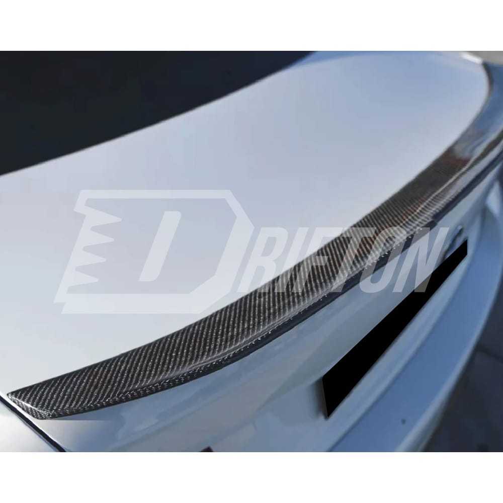 PSM Style Carbon Fiber Rear Spoiler Trunk Wing For BMW F87 M2C 2016-2019