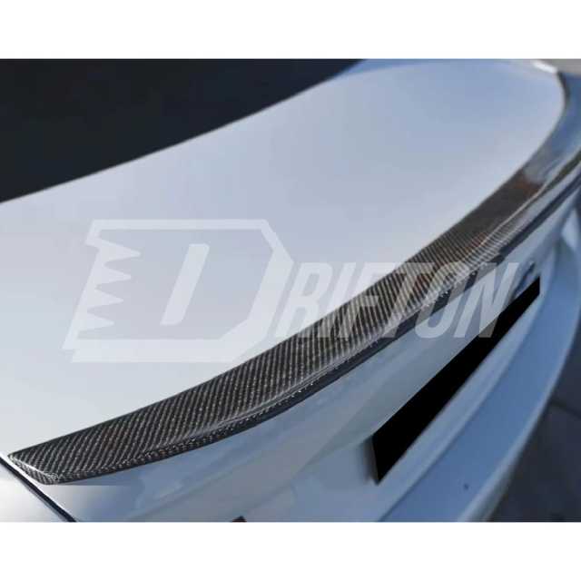 PSM Style Carbon Fiber Rear Spoiler Trunk Wing For BMW F87 M2C 2016-2019