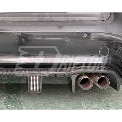 Drifton Style Dry Carbon Fiber Rear Diffuser With Light For BMW F87 M2 M2C 2016-2019