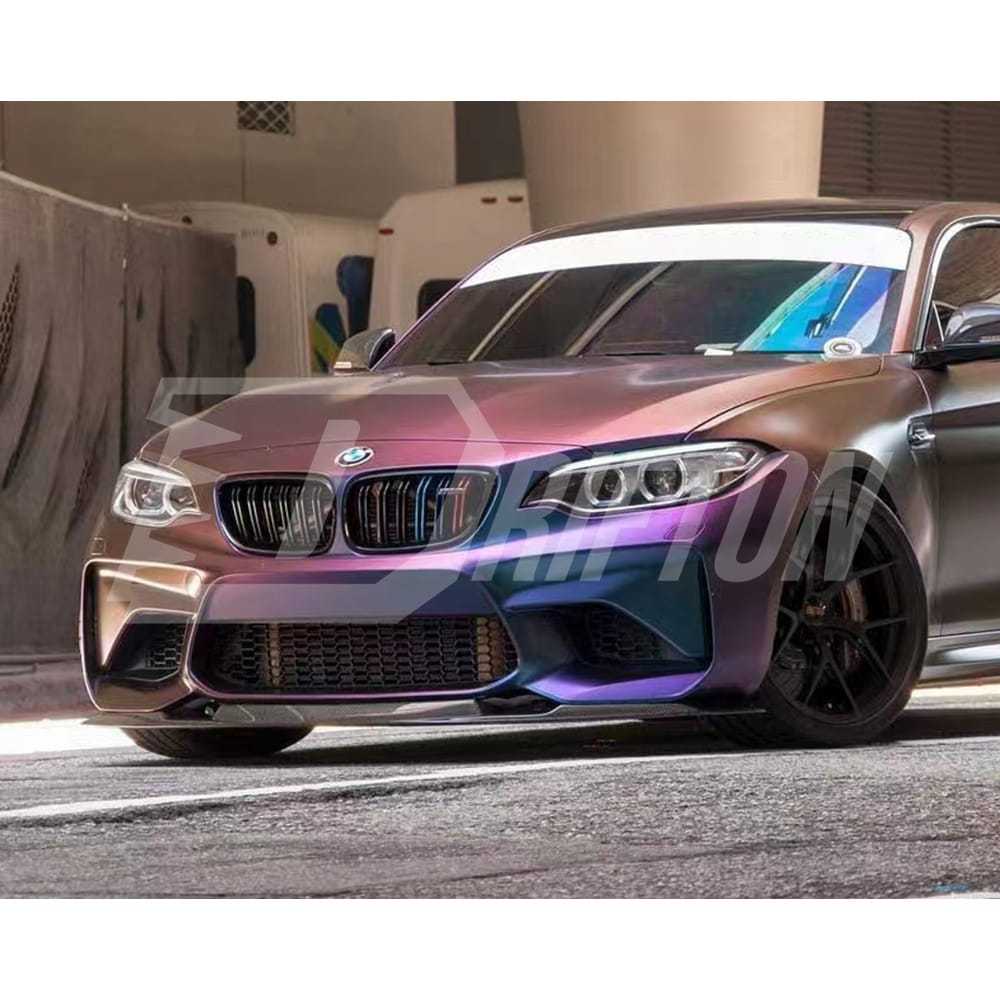 MTC Style Carbon Fiber Front Lip For BMW F87 M2 2016-2019