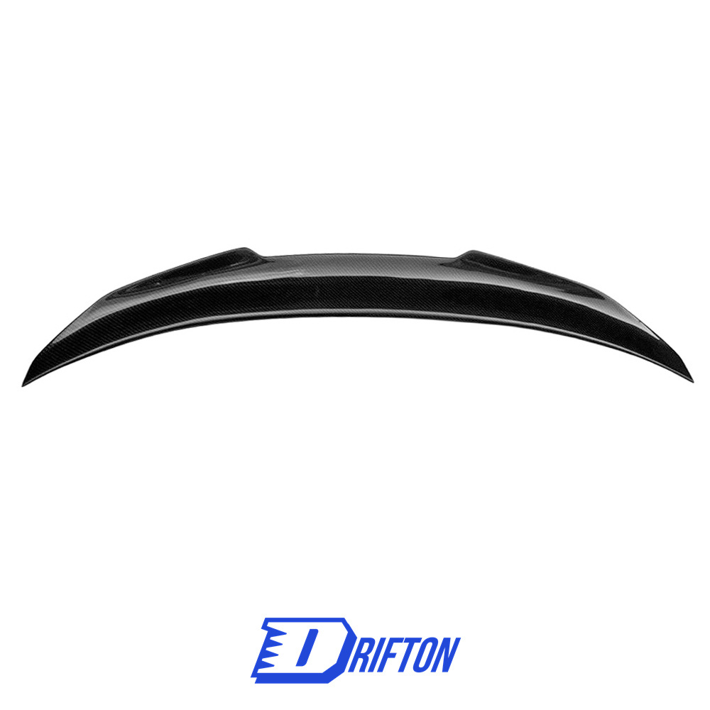PSM Style Carbon Fiber Rear Spoiler Trunk Wing For BMW F87 M2C 2016-2019