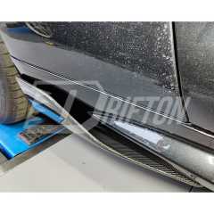 MP Style Dry Carbon Fiber Side Skirt Splitter For BMW F87 M2 M2C 2016-2019