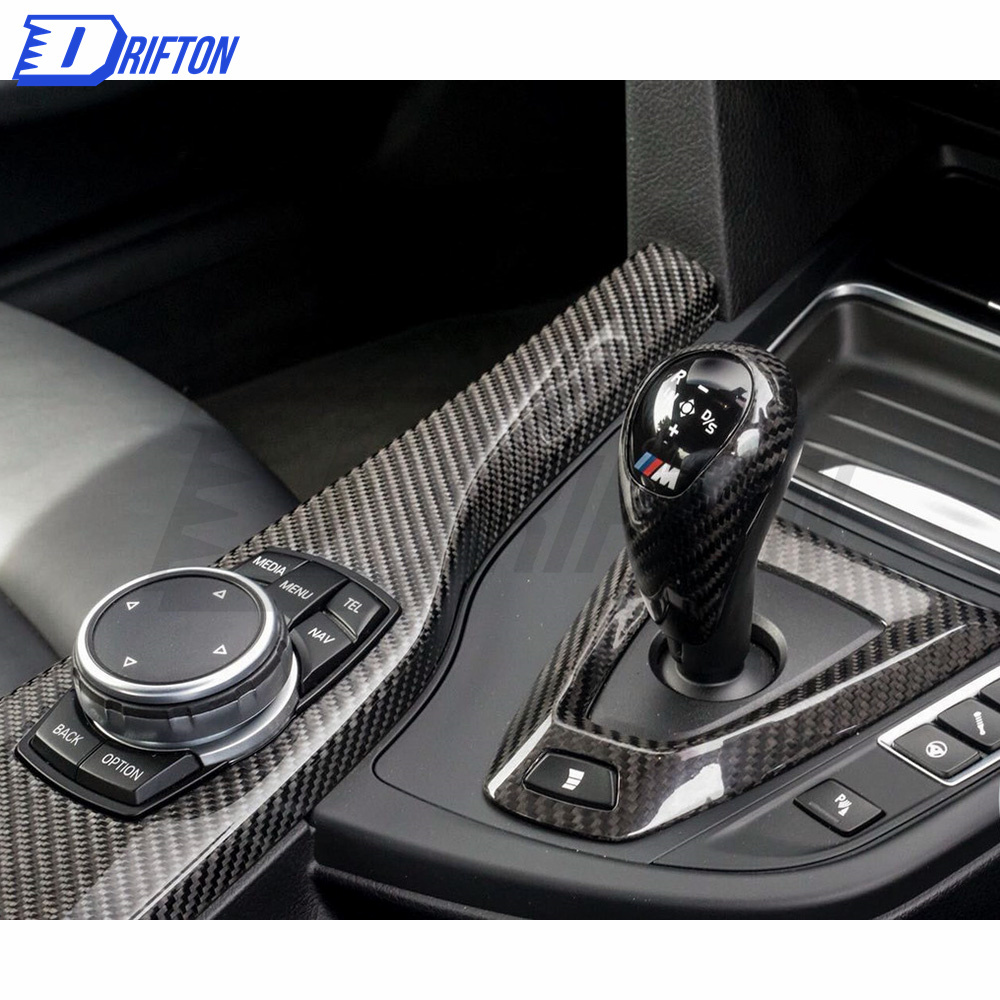 Carbon Fiber Gear Knob Cover For BMW F87 M2 M2C 2016-2019
