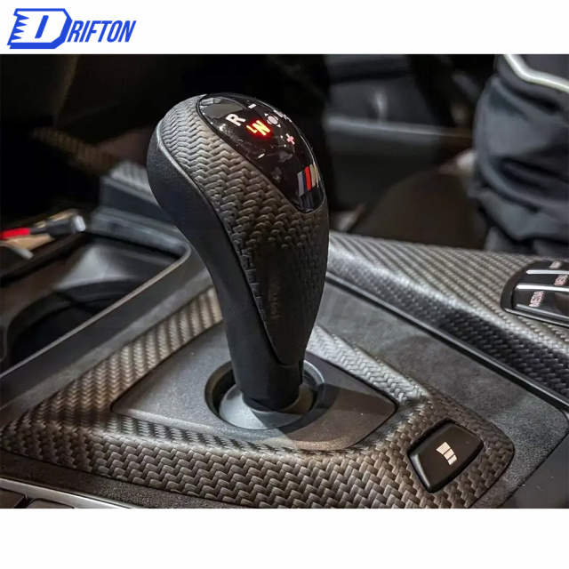 Carbon Fiber Gear Knob Cover For BMW F87 M2 M2C 2016-2019