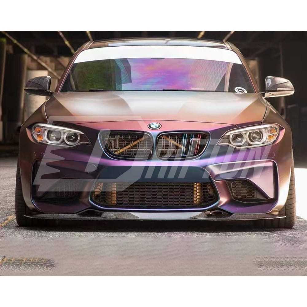 MTC Style Carbon Fiber Front Lip For BMW F87 M2 2016-2019