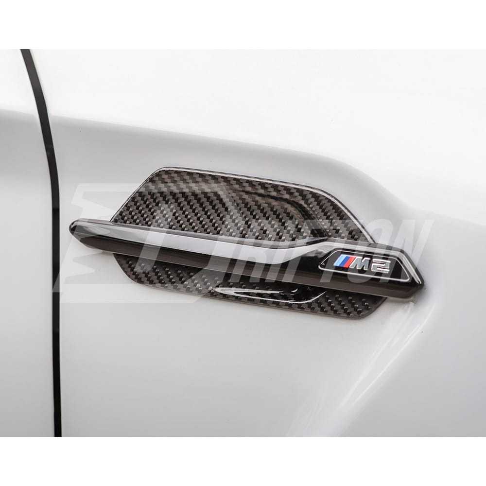 Carbon Fiber Fender Side Trim For BMW F87 M2 M2C 2016-2019