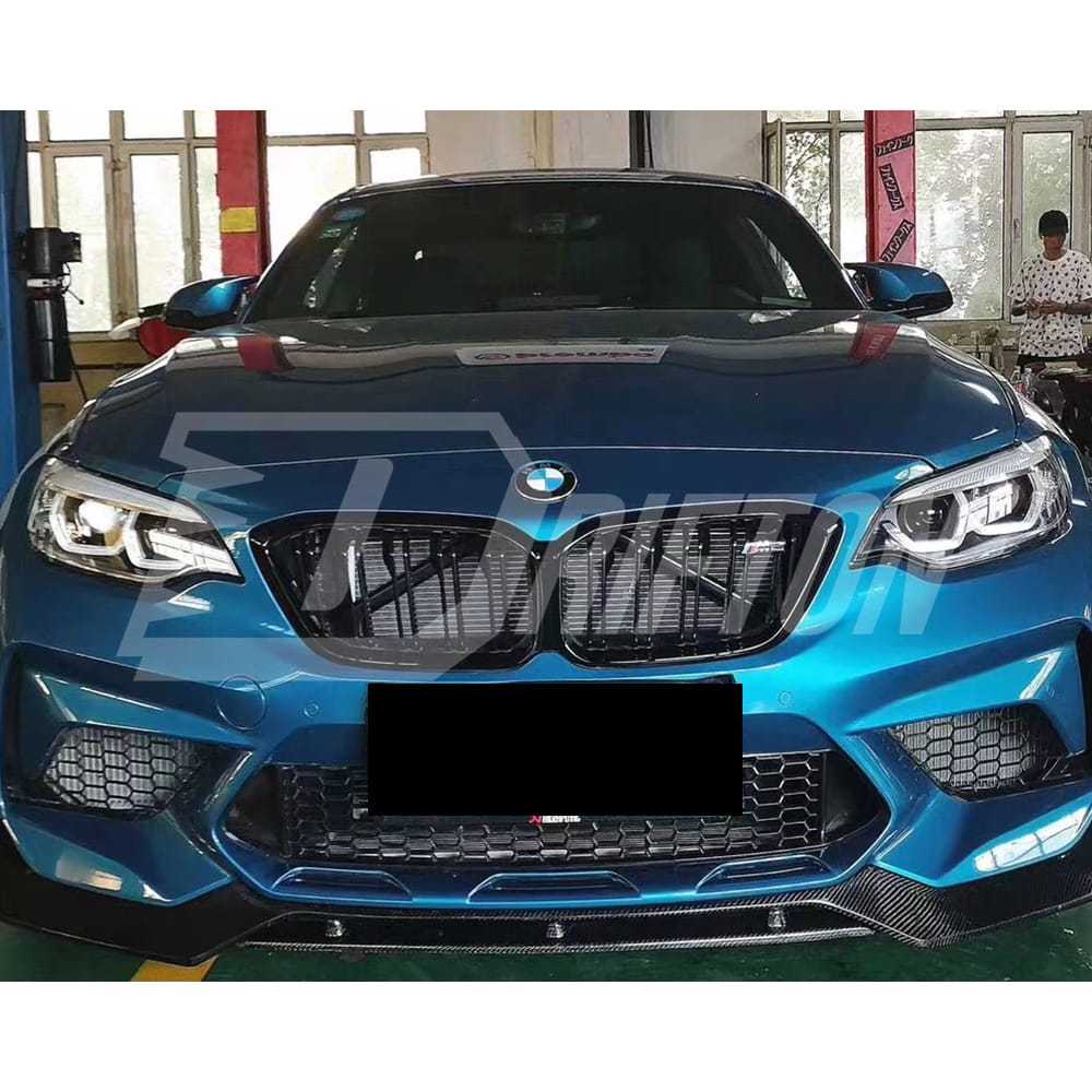 Vorsteiner Style Dry Carbon Fiber Front Lip For BMW F87 M2C 2016-2019