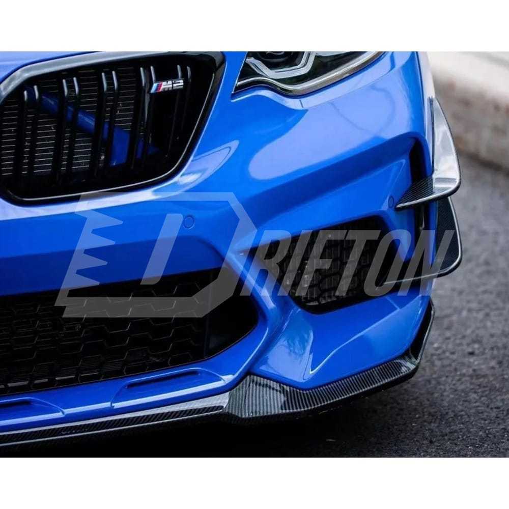 AC Style Carbon Fiber Canards For BMW F87 M2 M2C 2016-2019