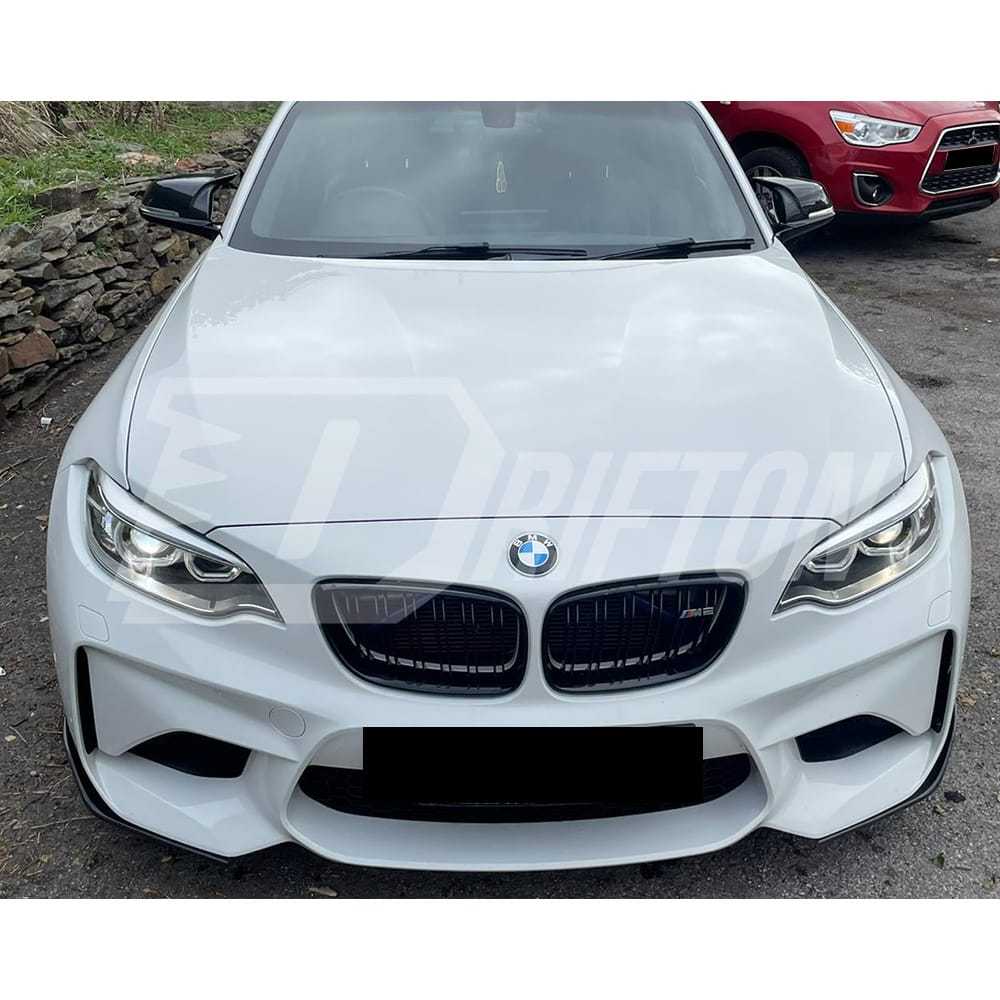 MP Style Carbon Fiber Front Splitter For BMW F87 M2 M2C 2016-2019