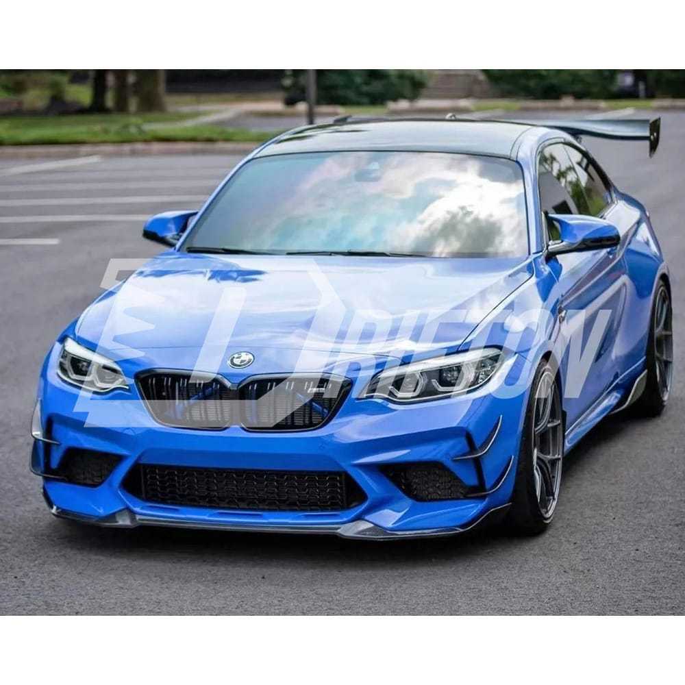 AC Style Carbon Fiber Canards For BMW F87 M2 M2C 2016-2019