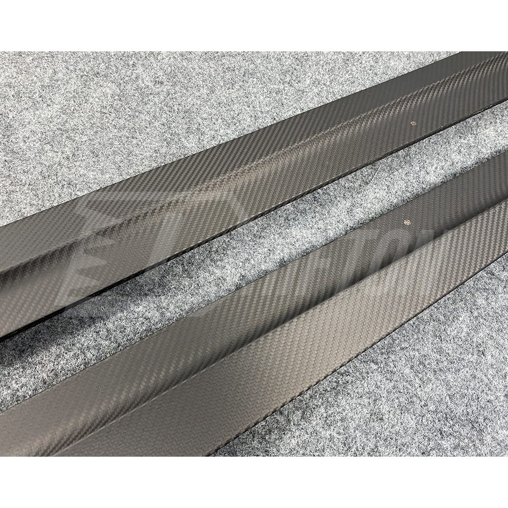 3D Style Matt Finished Carbon Fiber Side Skirt For BMW F87 M2 M2C 2016-2019