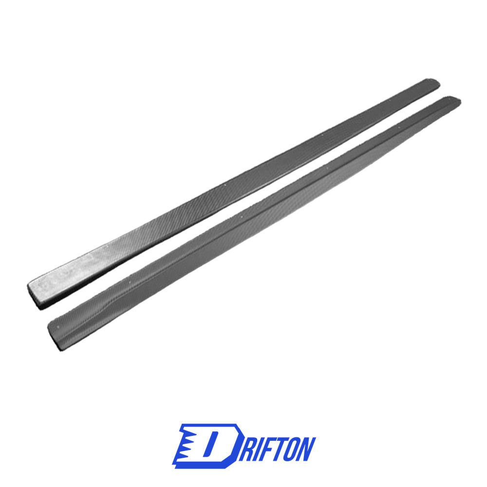 3D Style Matt Finished Carbon Fiber Side Skirt For BMW F87 M2 M2C 2016-2019