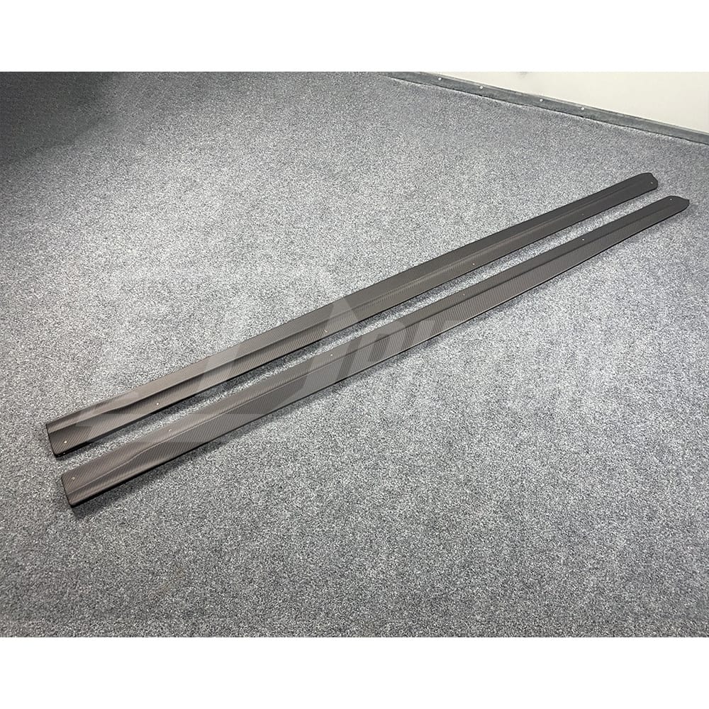 3D Style Matt Finished Carbon Fiber Side Skirt For BMW F87 M2 M2C 2016-2019