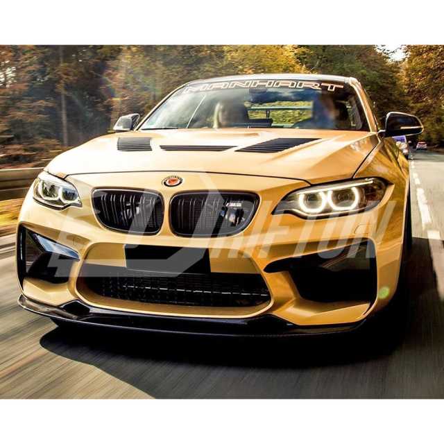 Manhart Style Carbon Fiber Front Lip For BMW F87 M2 2016-2019