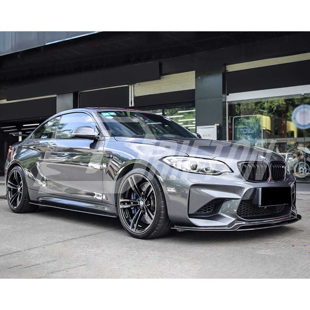 Paktechz Style Carbon Fiber Side Skirt For BMW F87 M2 2016-2019