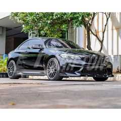 3D Style Carbon Fiber Front Lip For BMW F87 M2C 2016-2019