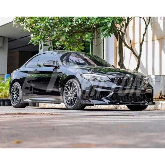 3D Style Carbon Fiber Front Lip For BMW F87 M2C 2016-2019