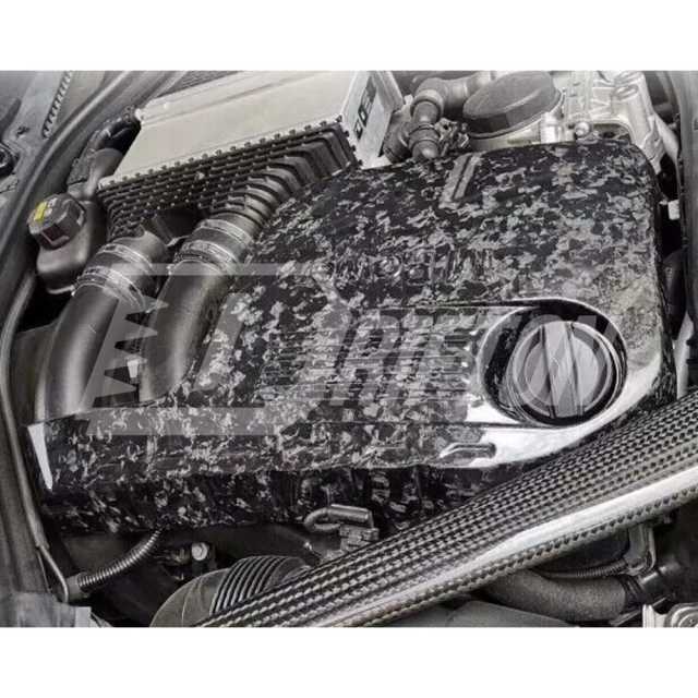 Dry Forged Carbon Fiber Engine Cover For BMW M2C
