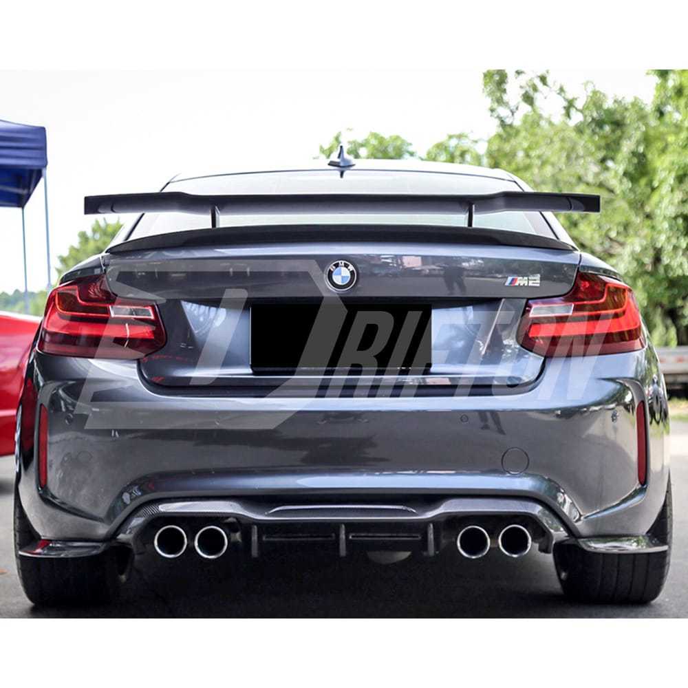 Paktechz Style Carbon Fiber Rear Diffuser For BMW F87 M2 2016-2019