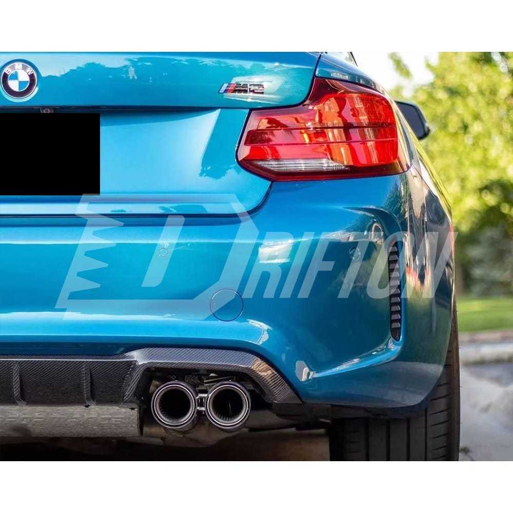 MP Style Dry Carbon Fiber Rear Diffuser For BMW F87 M2 M2C 2016-2019