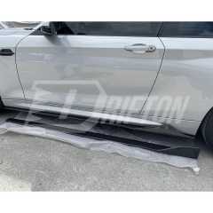 MK Style Dry Carbon Fiber Side Skirt For BMW F87 M2 M2C 2016-2019