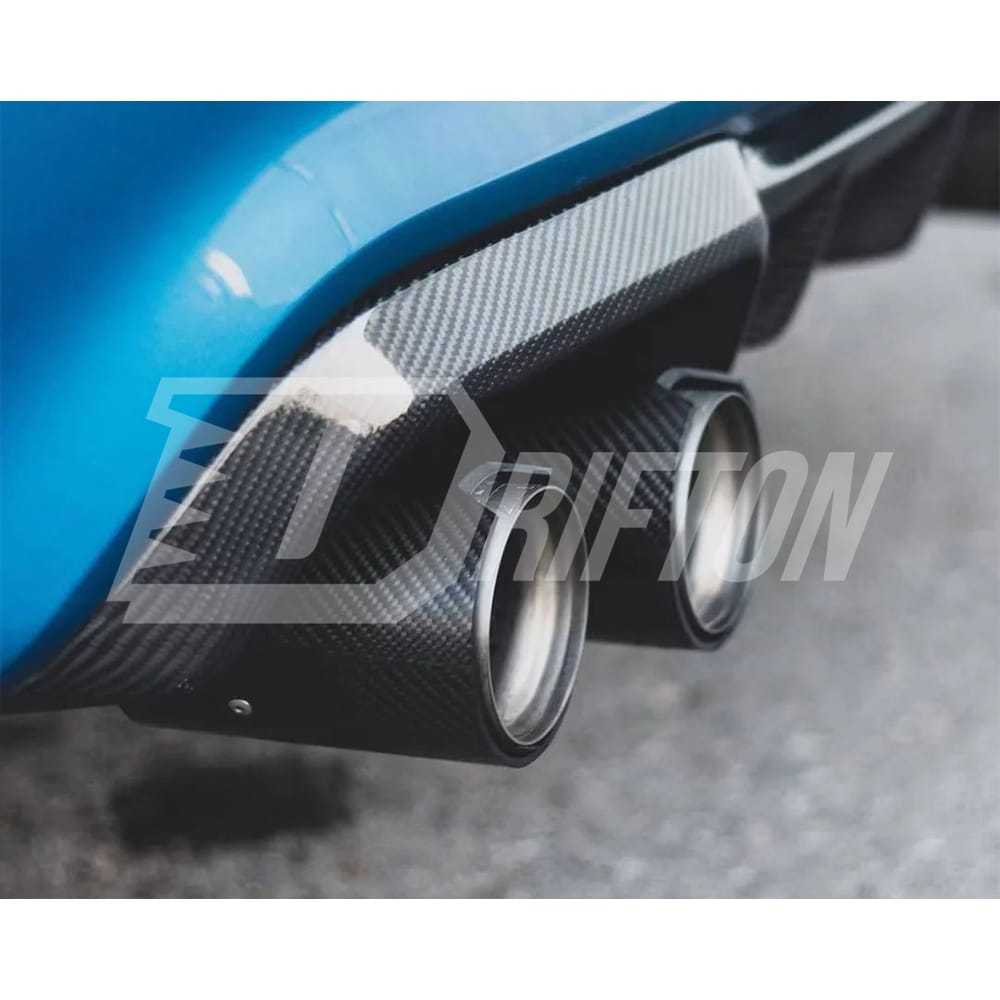 MP Style Dry Carbon Fiber Rear Diffuser For BMW F87 M2 M2C 2016-2019
