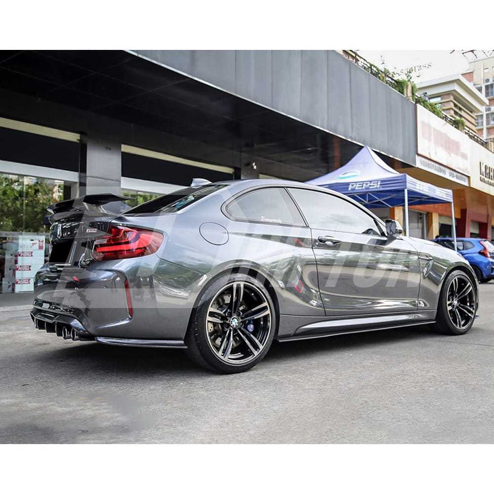 Paktechz Style Carbon Fiber Rear Spoiler GT Wing For BMW F87 M2 2016-2019