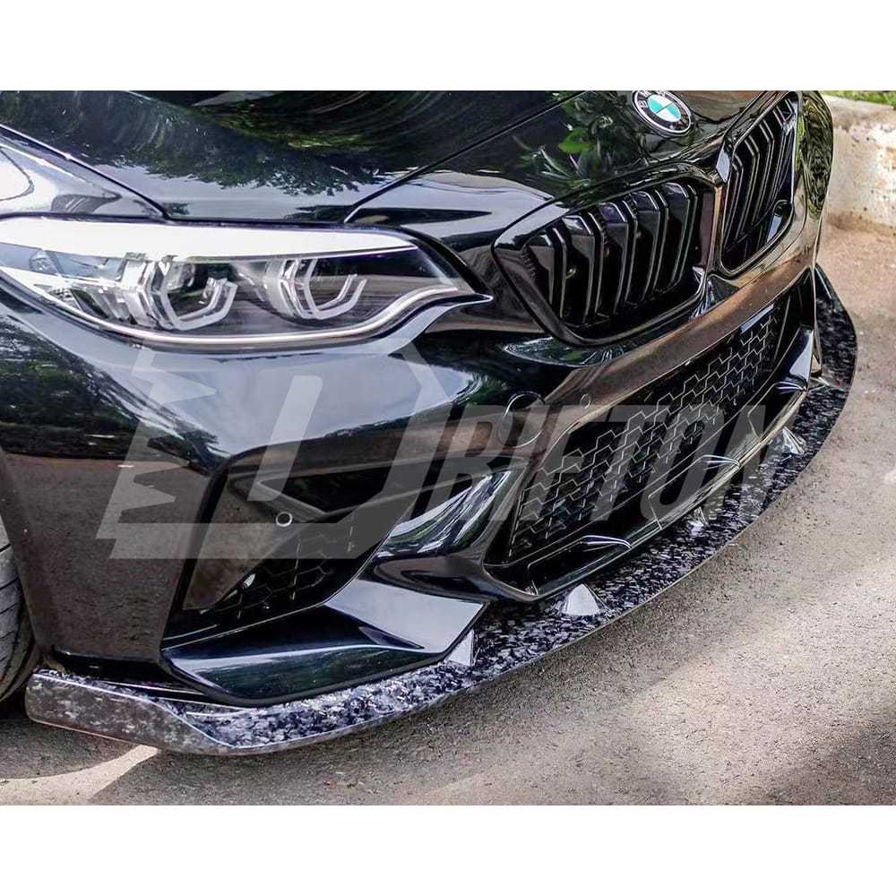 3D Style Carbon Fiber Front Lip For BMW F87 M2C 2016-2019