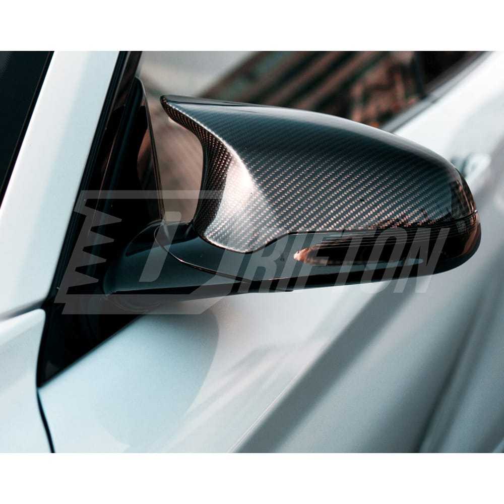 Carbon Fiber Mirror Cover Caps For BMW F87 M2C LHD 2016-2019