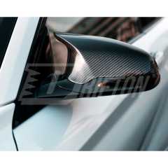 Carbon Fiber Mirror Cover Caps For BMW F87 M2C LHD 2016-2019