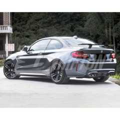 Paktechz Style Carbon Fiber Rear Bumper Canards For BMW F87 M2 2016-2019