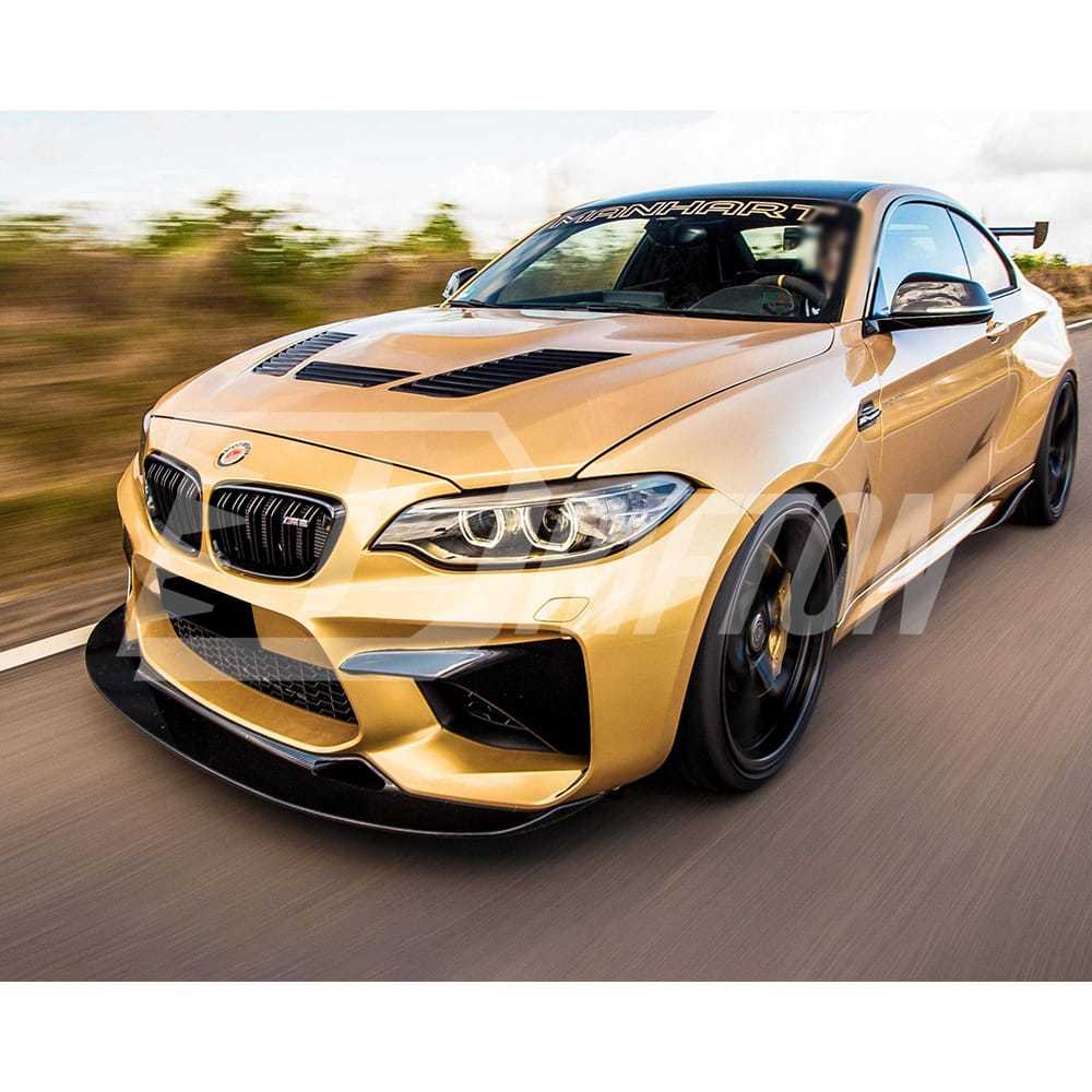 Manhart Style Carbon Fiber Front Lip For BMW F87 M2 2016-2019