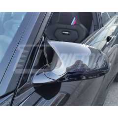 Carbon Fiber Mirror Cover Caps For BMW F87 M2C LHD 2016-2019