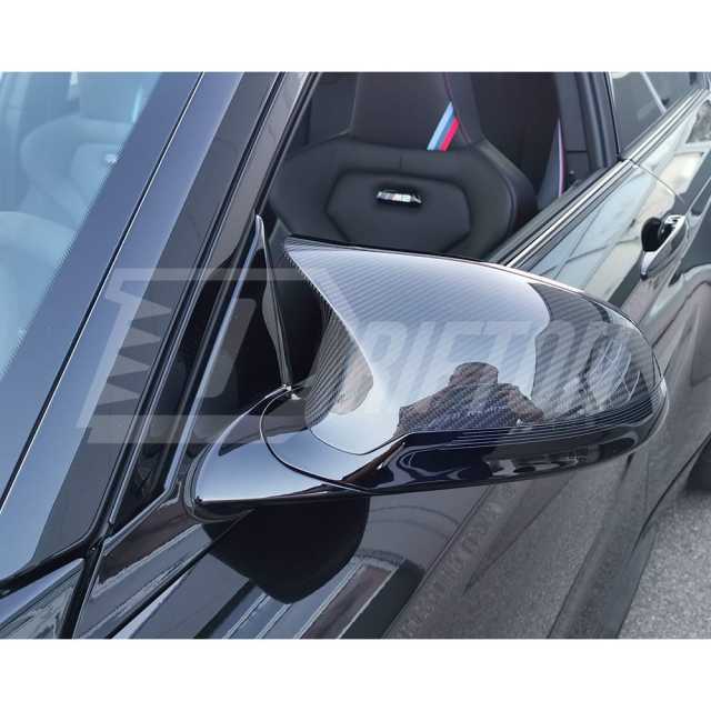 Carbon Fiber Mirror Cover Caps For BMW F87 M2C LHD 2016-2019
