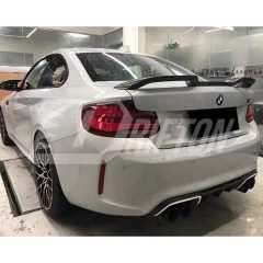 Vorsteiner Style Carbon Fiber Rear Spoiler Trunk Wing For BMW F87 M2 M2C 2016-2019