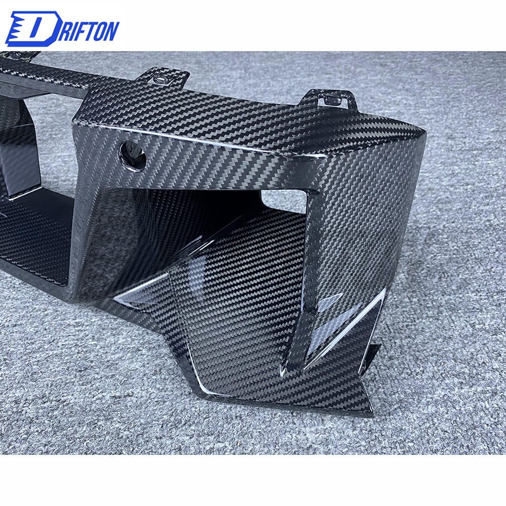 SQ Style Dry Carbon Fiber Center Bumper Trim For BMW G87 M2 2023-Present