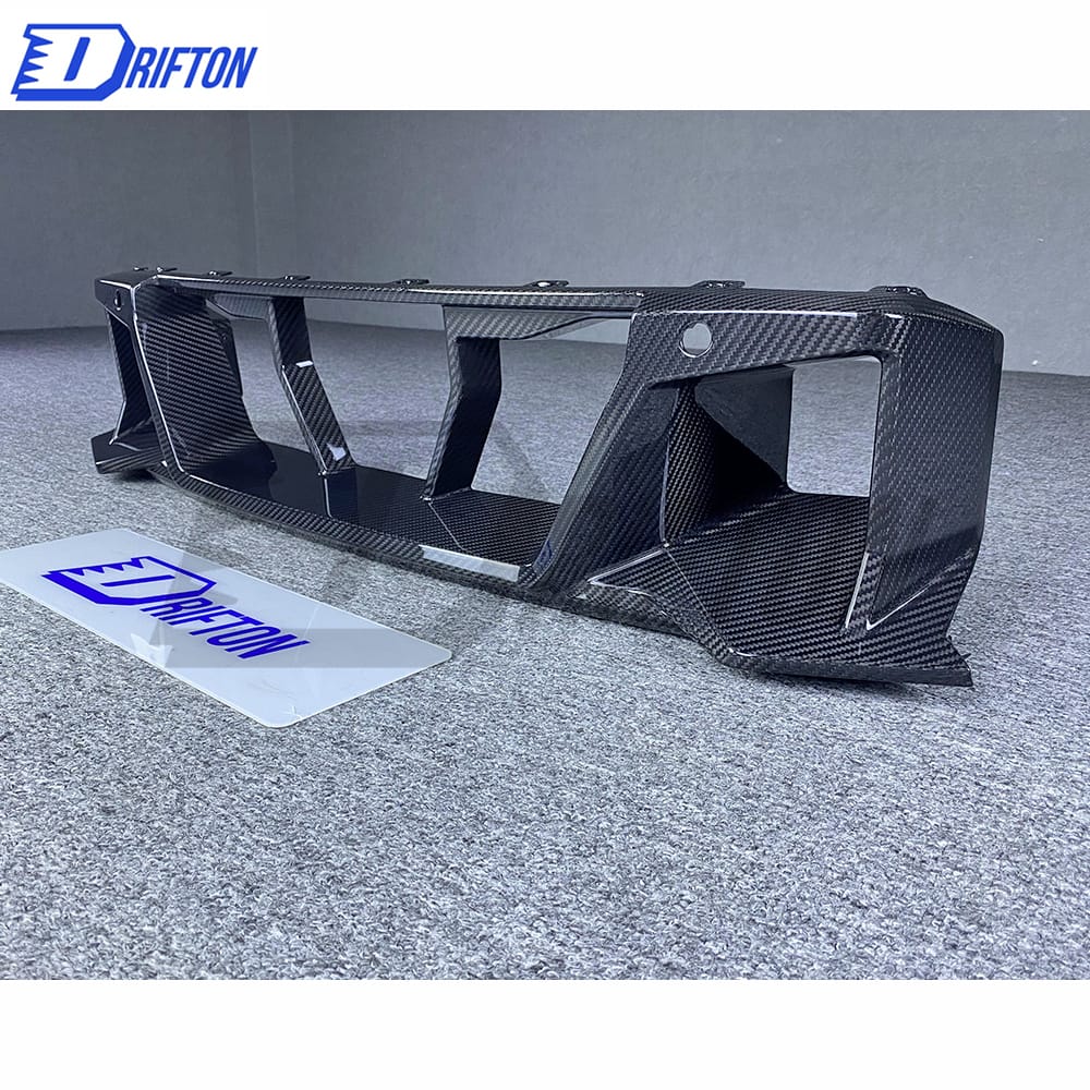 SQ Style Dry Carbon Fiber Center Bumper Trim For BMW G87 M2 2023-Present