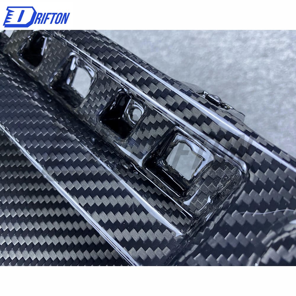 SQ Style Dry Carbon Fiber Rear Bumper Trims For BMW G87 M2 2023-Present