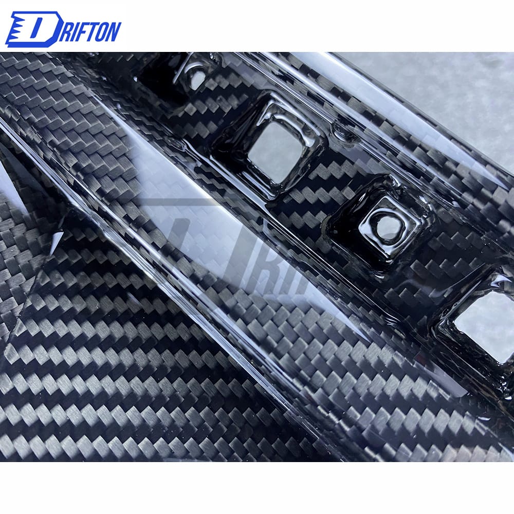 SQ Style Dry Carbon Fiber Rear Bumper Trims For BMW G87 M2 2023-Present