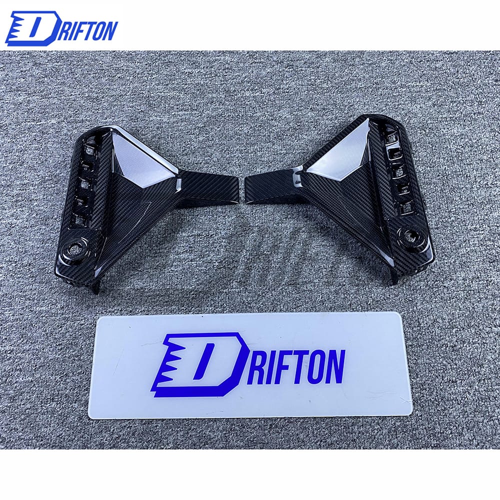 SQ Style Dry Carbon Fiber Rear Bumper Trims For BMW G87 M2 2023-Present