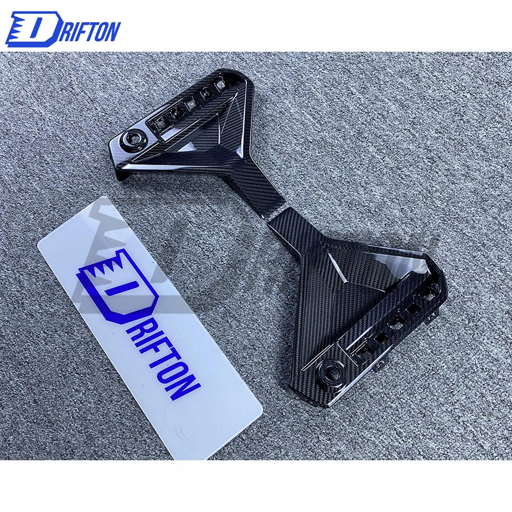 SQ Style Dry Carbon Fiber Rear Bumper Trims For BMW G87 M2 2023-Present