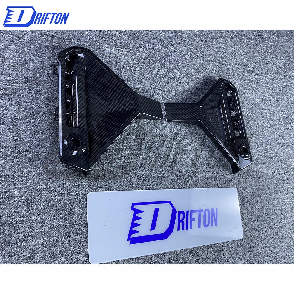 SQ Style Dry Carbon Fiber Rear Bumper Trims For BMW G87 M2 2023-Present