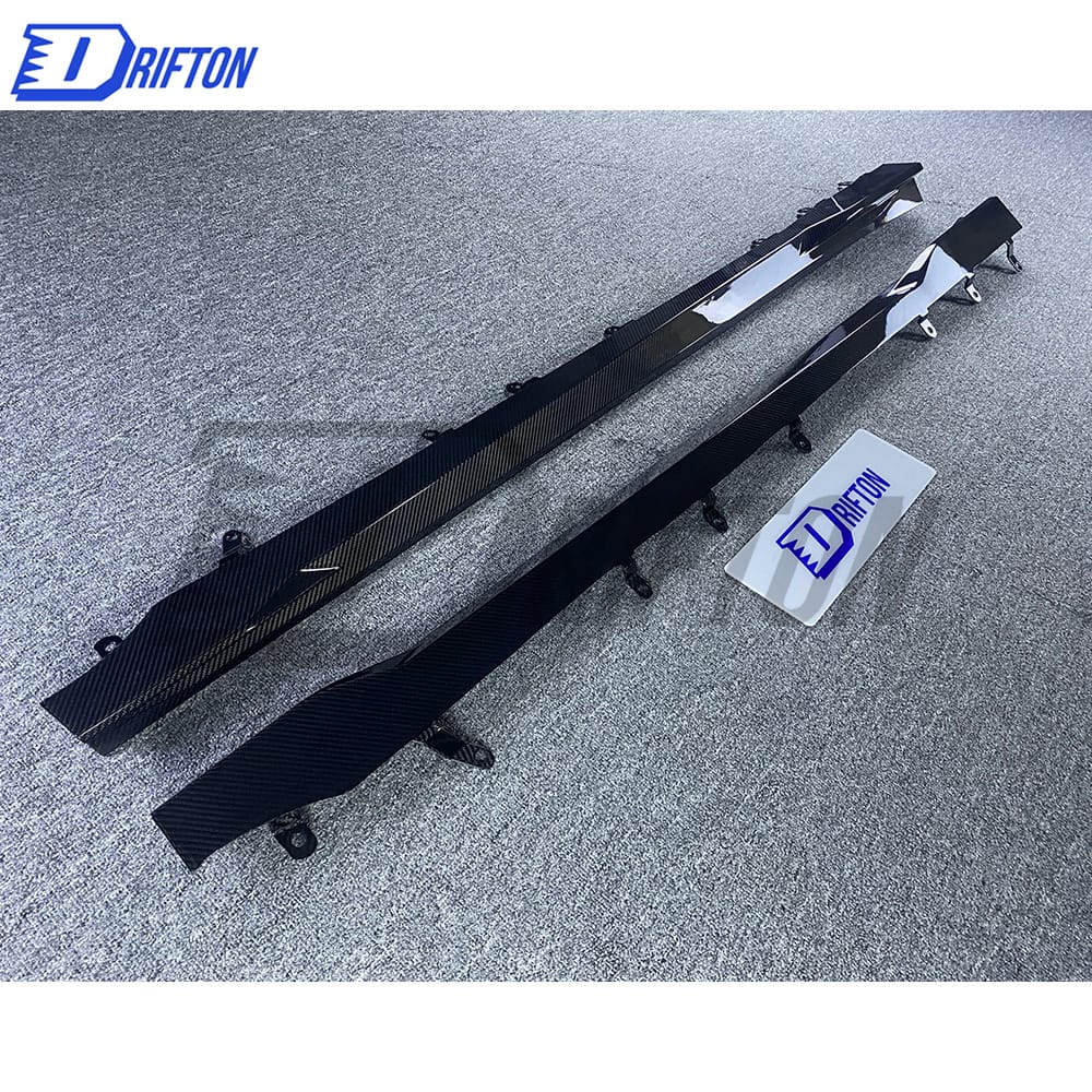 SQ Style Dry Carbon Fiber Side Skirt For BMW G87 M2 2023-Present