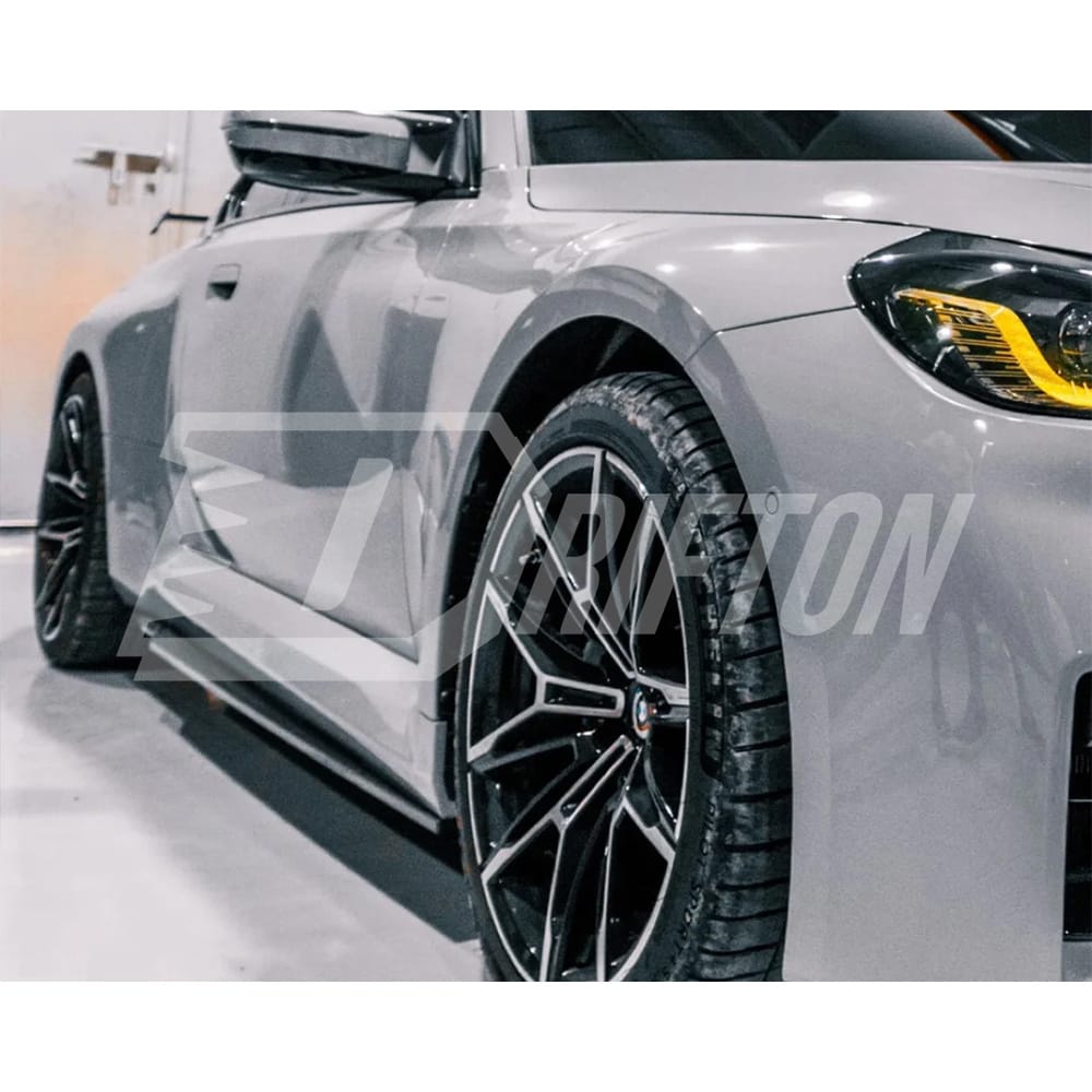 R44 Style Dry Carbon Fiber Side Skirt For BMW G87 M2 2023-Present
