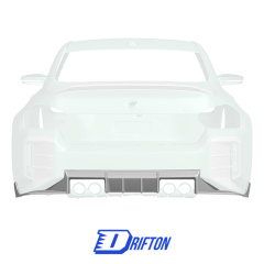 Paktechz V1 Style Dry Carbon Fiber Rear Diffuser For BMW G87 M2 2023-Present